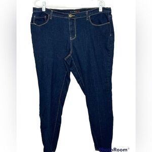 Red Blue Denim Blue Jeans Sz 16